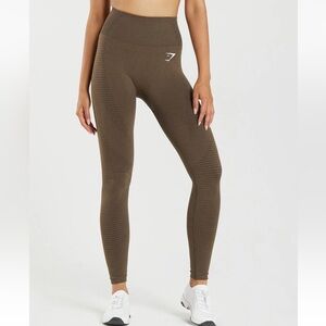 Gymshark Vital Seamless 2.0 Leggings - Espresso Marl - Medium